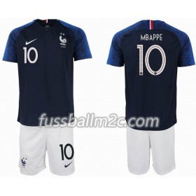 Fußballtrikots Frankreich MBAPPE 10 2 star Kinder Heim Trikotsatz WM 2018